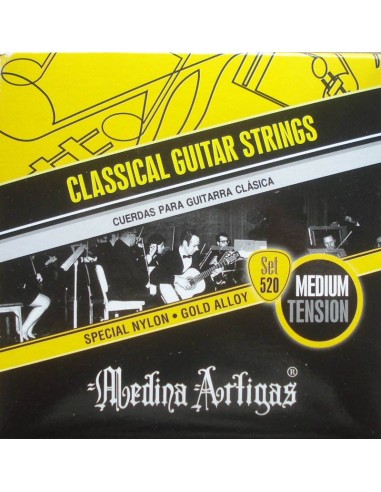 Encordado Guitarra Clasica 520BK Medina Artigas