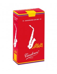 Caja 10 cañas saxo alto N° 2 1/2 Java Red Vandoren