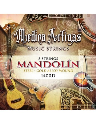 Encordado Mandolina 8 cuerdas 140010D Medina Artigas