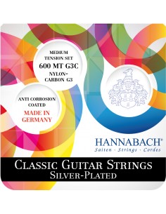 Encordado Guitarra Clasica 3º Carbon 600 MT G3C Hannabach
