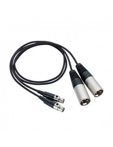 Par De Cables Adaptadores TA3 (Mini XLR Hembra) A XLR Macho TXF-8 Zoom