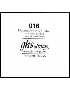 Cuerda suelta electrica o acustica 016 GHS
