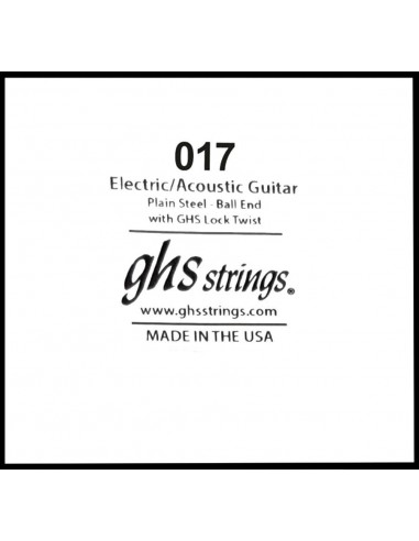 Cuerda suelta electrica o acustica 017 GHS